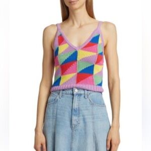 MOTHER Multicolor Knit Tank